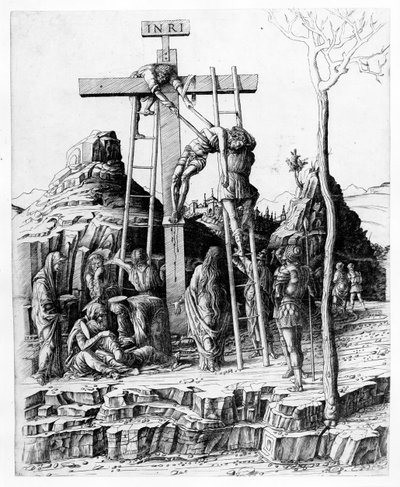 The Descent from the Cross by Andrea Mantegna